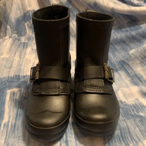 Rare Hunter Original Biker Boot Short Black 6M/7F. Eur38 - Picture 9 of 12